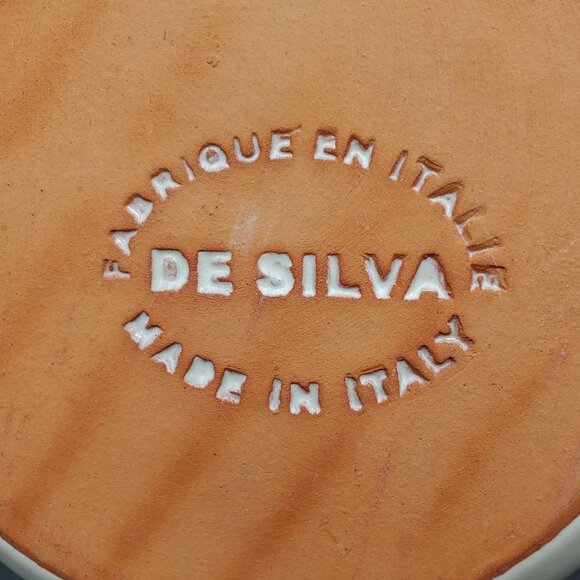 De Silva Terracotta Handled Soup Bowls Grayish White Chowder Chili Crocks - Picture 5 of 5